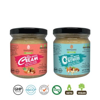 100% Mixed Nutty Butter (Almond, Hazelnut and Peanut) (Cream/Crunch) 200g